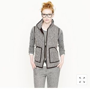 JCrew Herringbone Vest